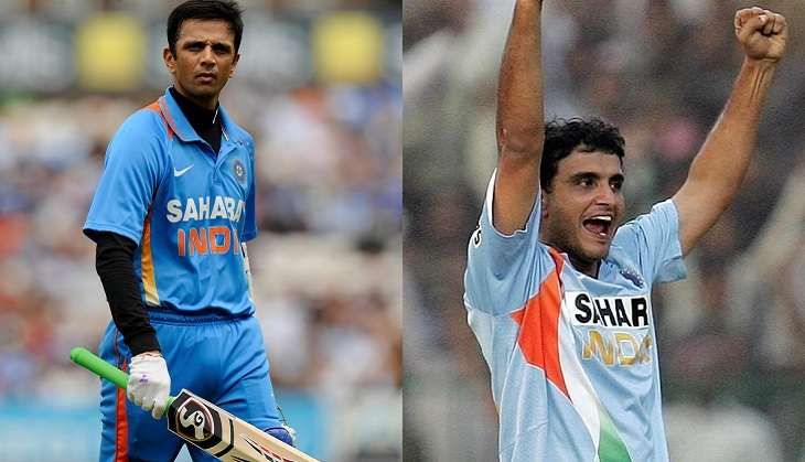 Rahul Dravid and Sourav Ganguly in MS Dhoni Biopic