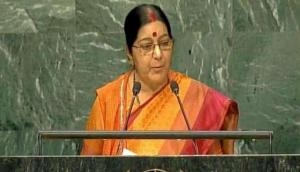 Sushma Swaraj rips apart Pakistan at UNGA says, 'We created IITs, you created LeT