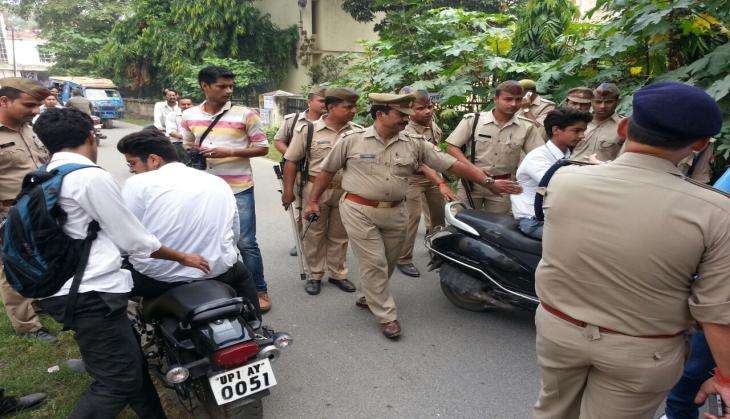High alert in UP checking police.jpg