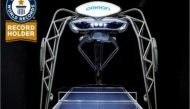 A robot table tennis tutor 'Forpheus' now holds Guinness World Record 