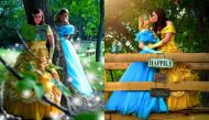 In photos: Couple's Disney princess-themed pre-wedding shoot goes viral 
