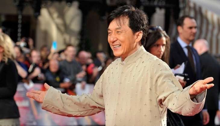 Jackie Chan in india for Kung Fu Yoga promotions