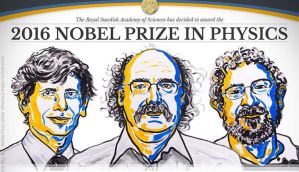 British trio share physics Nobel for work on exotic states of matter 