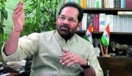 Jai Shri Ram' can be chanted by embracing people: Mukhtar Abbas Naqvi