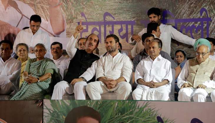 Rahul Gandhi Kisan Padyatra Delhi