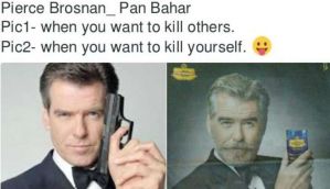 Pierce Brosnan endorses Pan Bahar, Twitter gets indigestion over ad 