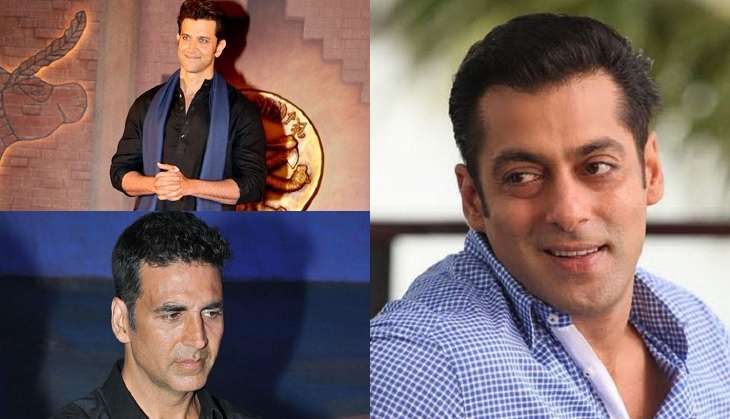 Salman Khan, Akshay Kumar and Hrithik Roshan highest advance tax payers