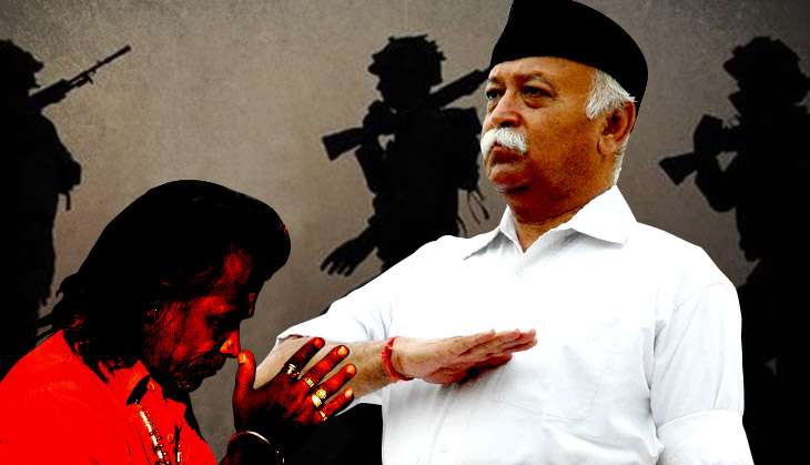 Vijayadashami: RSS chief Mohan Bhagwat lauds gau rakshaks, quotes Iqbal 