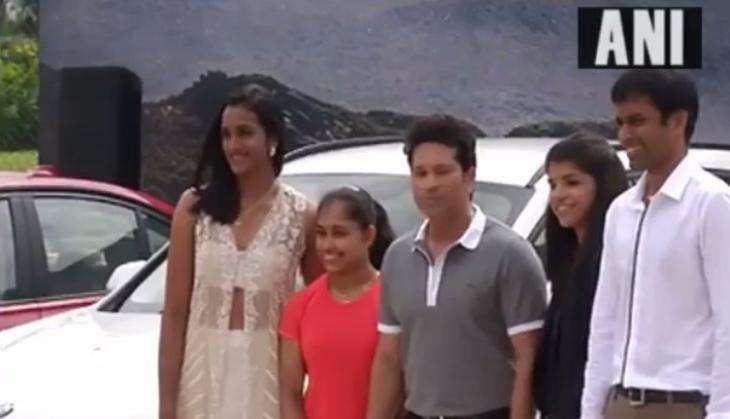 Dipa Karmakar returns BMW presented by Sachin Tendulkar
