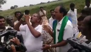 Karnataka: Filmi drama ensues as farmer enacts suicide attempt & media rakes in TRPs 