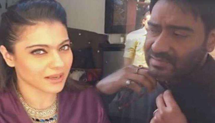 Kajol with Ajay Devgn
