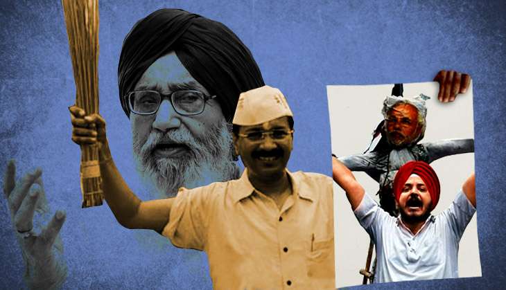 AAP brings Sikh farmers from Gujarat to expose Modi-Badal claims in Punjab 