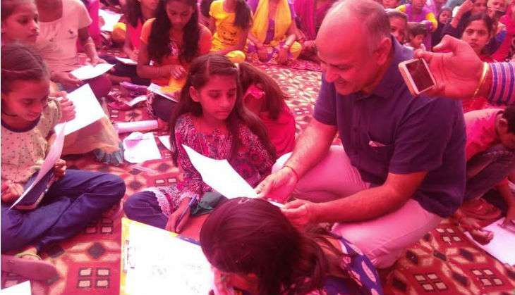 Manish Sisodia at Delhi Government Reading Mela