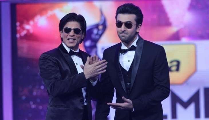 Shah Rukh Khan and Ranbir Kapoor at Filmfare