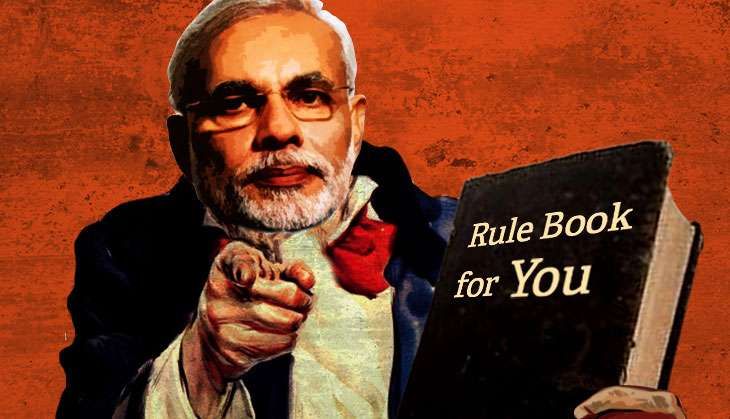 Modi tells babus to put policy over politics