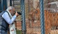 While Pakistan shoots Indian civilians in J&K, Modi shoots... pictures 