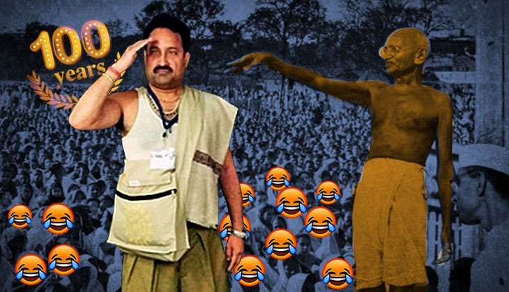BJP MLA Vinay Bihari gives up clothes in the name of Gandhian satyagraha
