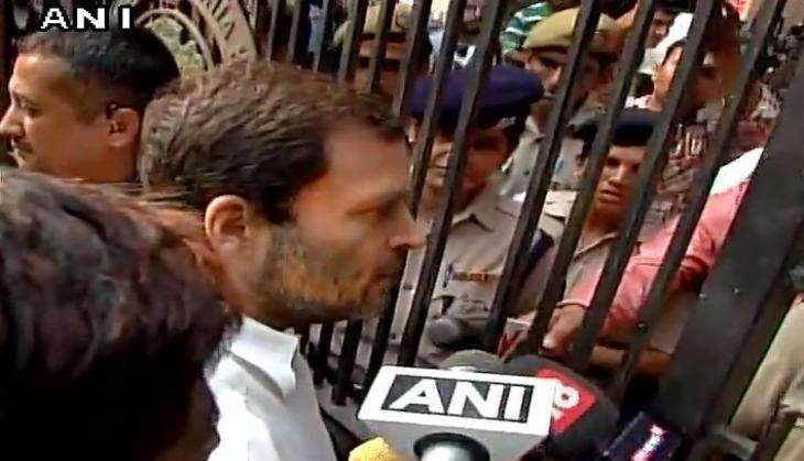 Rahul Gandhi RML Hospital No Entry