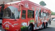 This is how the inside of Akhilesh Yadav's red Mercedes rath looks like 