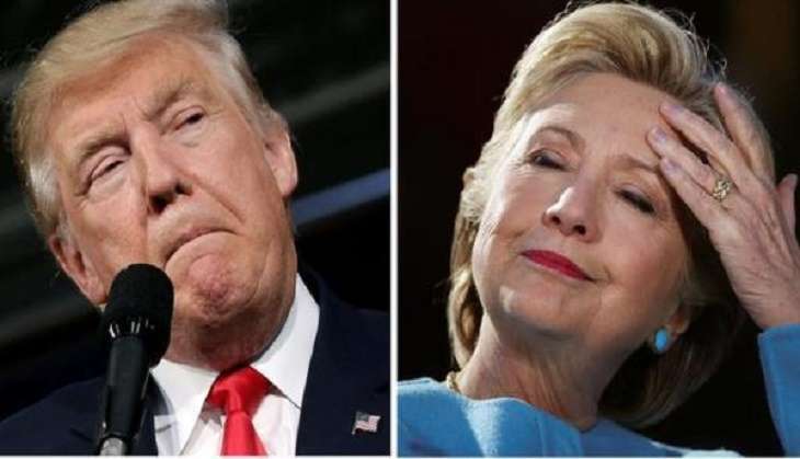 US Election 2016: Hillary Clinton leads Trump by five points in latest poll  