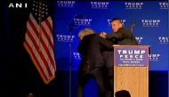 Watch: Donald Trump rushed off stage after gun scare in Nevada 