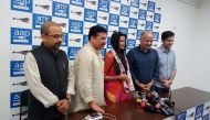 Poonam Azad joins Aam Aadmi Party; wife of suspended BJP MP Kirti Azad met Kejriwal  