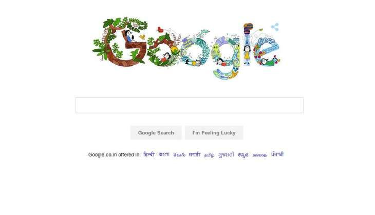 Google's Children's Day doodle