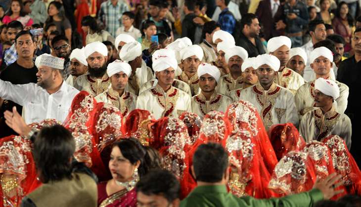 If weddings are a big deal, this mass marriage was a massive affair 