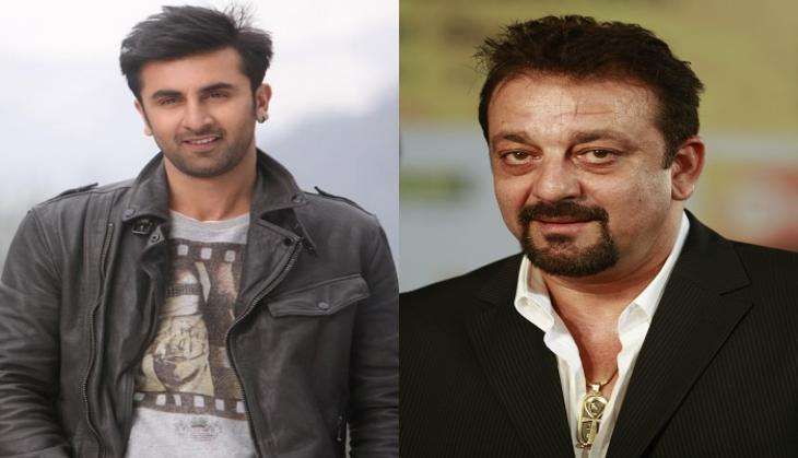 Ranbir kapoor with Sanjay Dutt