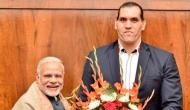 When 63 inches met 56 inches: Twitter goes mad after Khali visits PM Modi 