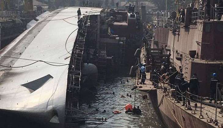 INS Betwa capsized in Mumbai on 5 December 2016