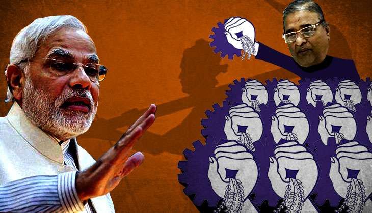 RSS labour wing BMS criticises Modi and demonetisation