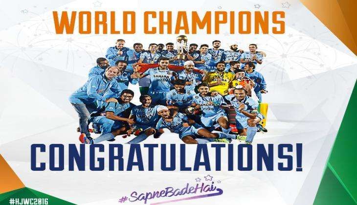 JUNIOR HOCKEY WORLD CHAMPION INDIA
