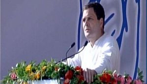Demonetisation is against the poor, says Congress vice president Rahul Gandhi in Mehsana  