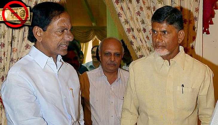KCR and Chandrababu Naidu flip-flop on note ban