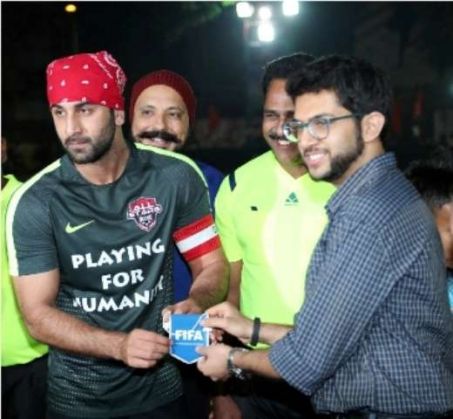 Ranbir Kapoor and Aditya Thackeray