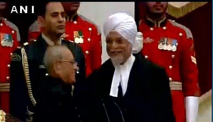 Justice Jagdish Singh Khehar takes oath as Chief Justice of India