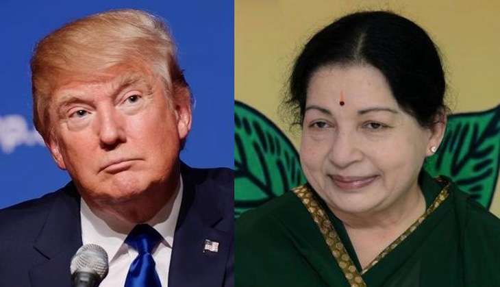 Jayalalithaa and Donald Trump