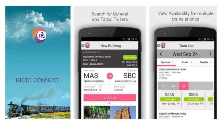 IRCTC Railway Ticket Booking: Updated Rail Connect App Allows Fast ...