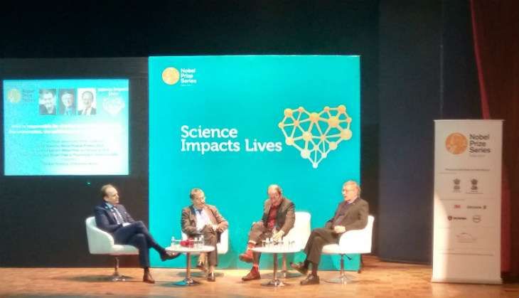 Nobel Laureates Serge Haroche, William Moerner, Harold Varmus speak at Nuobel Prize Series in Delhi on Thursday