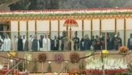 President Pranab Mukherjee hoists Tricolour at Rajpath 