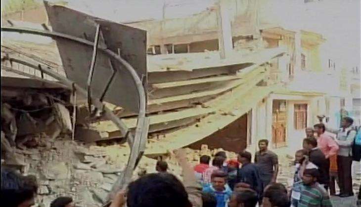 Delhi: 4-storey abandoned building collapses in Nabi Karim; no casualty reported