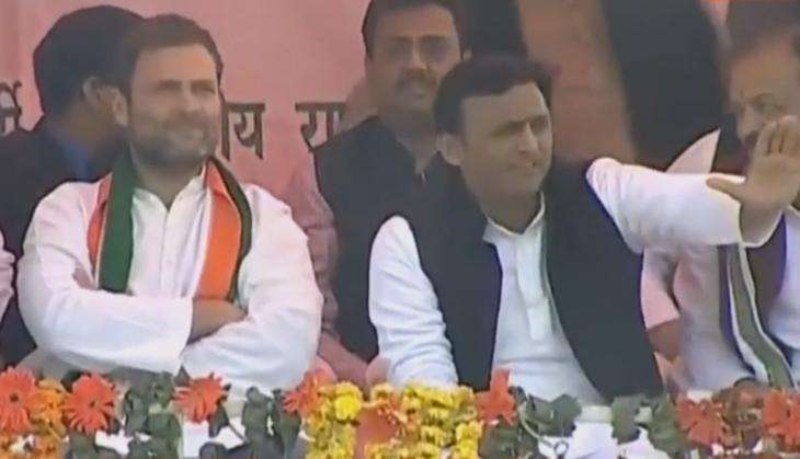 Meerut Rally: Congress VP Rahul Gandhi & UP CM Akhilesh Yadav.jpg