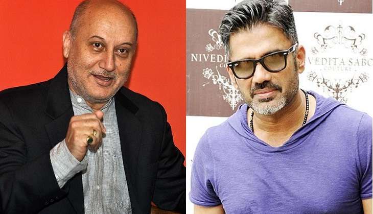 Suniel Shetty and Anupam Kher