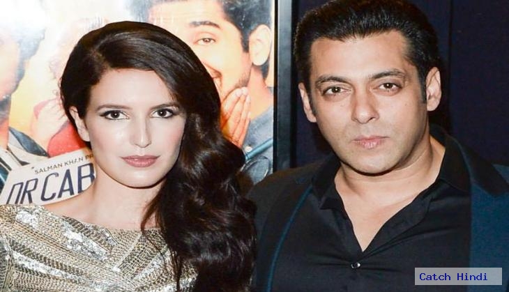 Isabel Kaif with Salman Khan
