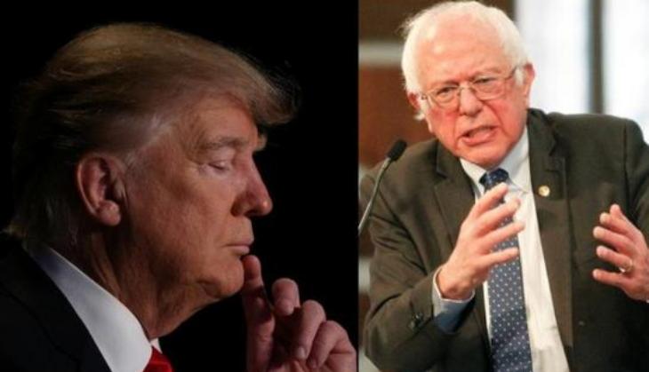 Bernie Sanders lashes out at Donald Trump for attacking media 