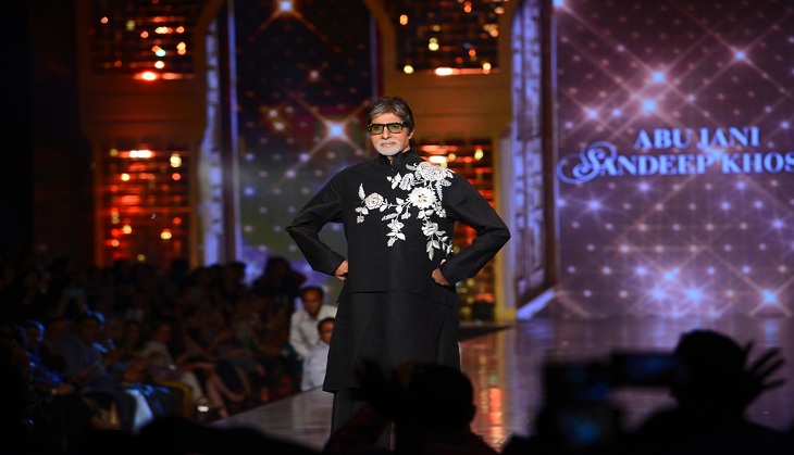 Amitabh Bachchan walks the ramp for a cause