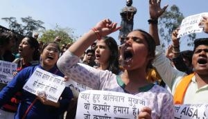 Students, teachers march in Delhi University to protest ABVP's hooliganism