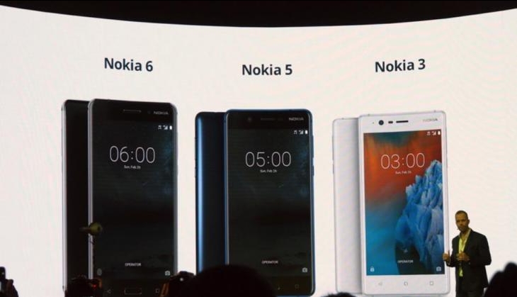 Nokia 6, Nokia 5, Nokia 3