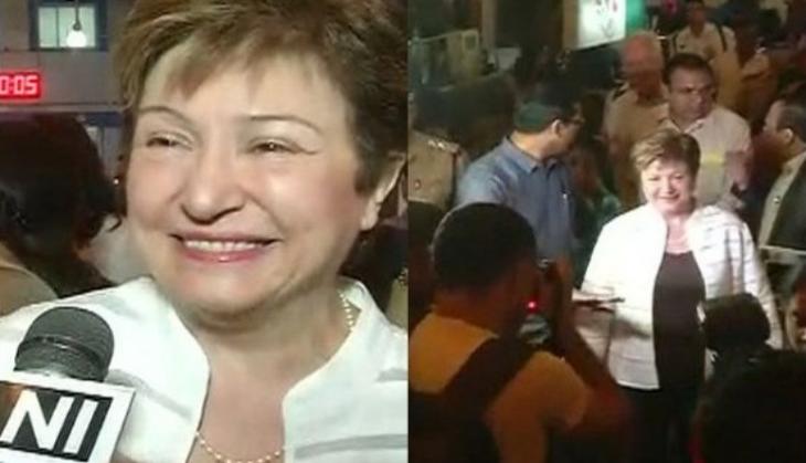 World Bank CEO travels in Mumbai local from Churchgate to Dadar